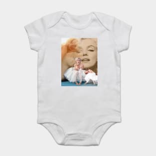 Marilyn Collage Portrait Baby Bodysuit